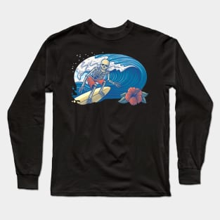 Aloha Skull Long Sleeve T-Shirt